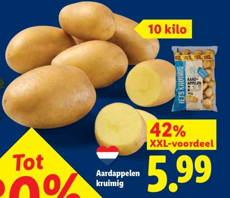 Aardappelen kruimig