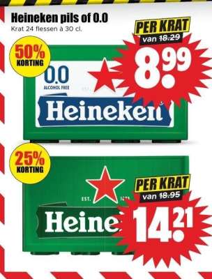 Heineken pils of 0.0