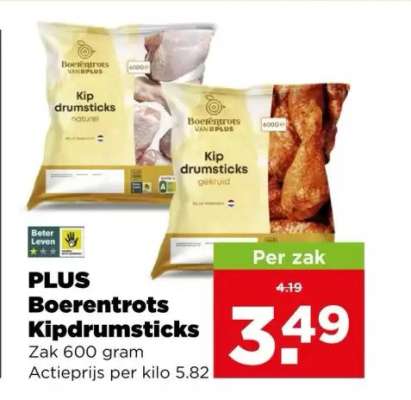 PLUS Boerentrots Kipdrumsticks