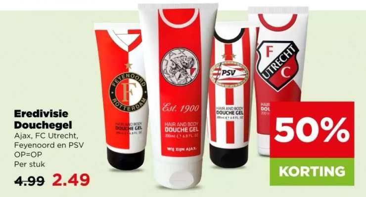 Eredivisie Douchegel
