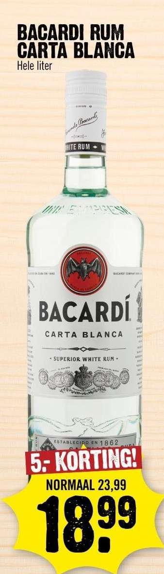 Bacardi Rum Carta Blanca