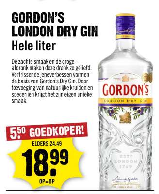 Gordon's London dry gin