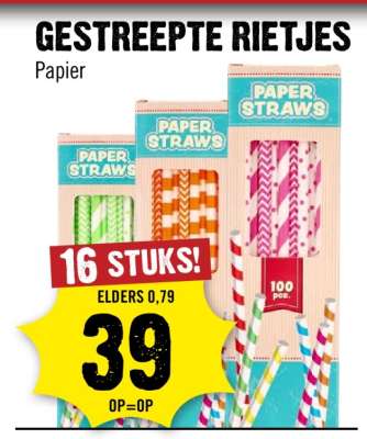 GESTREEPTE RIETJES