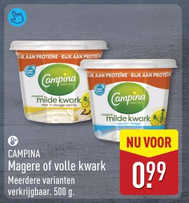CAMPINA Magere of volle kwark