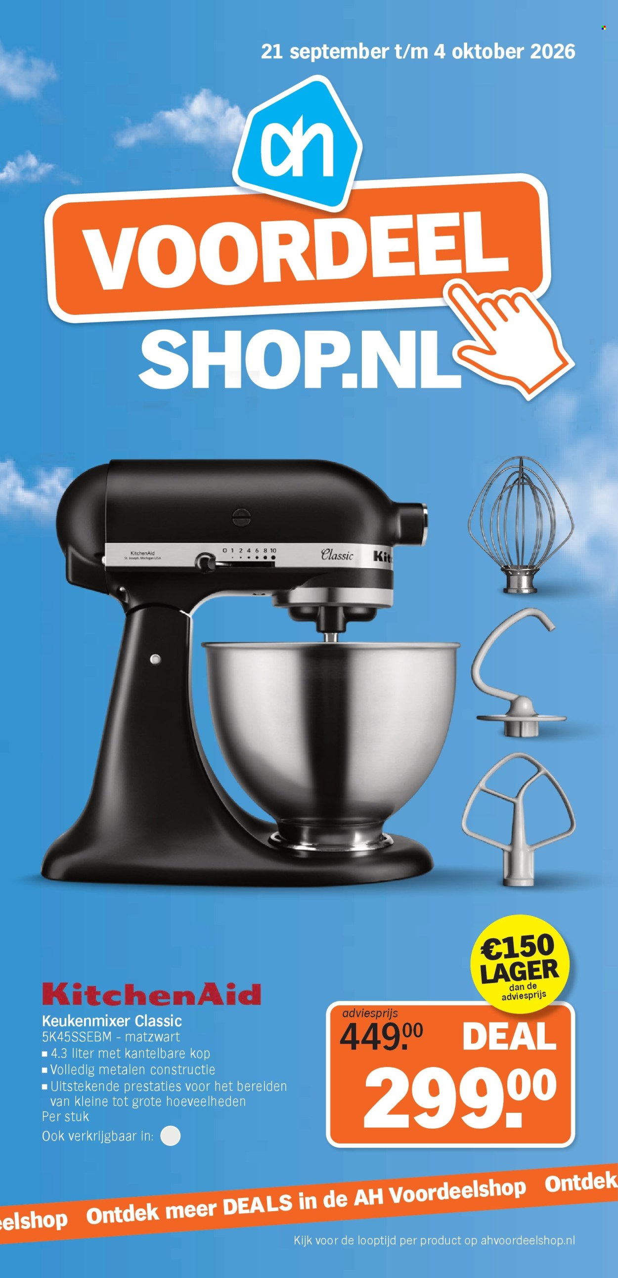 Albert Heijn-aanbieding - 21.9.2026 - 4.10.2026. Pagina 1
