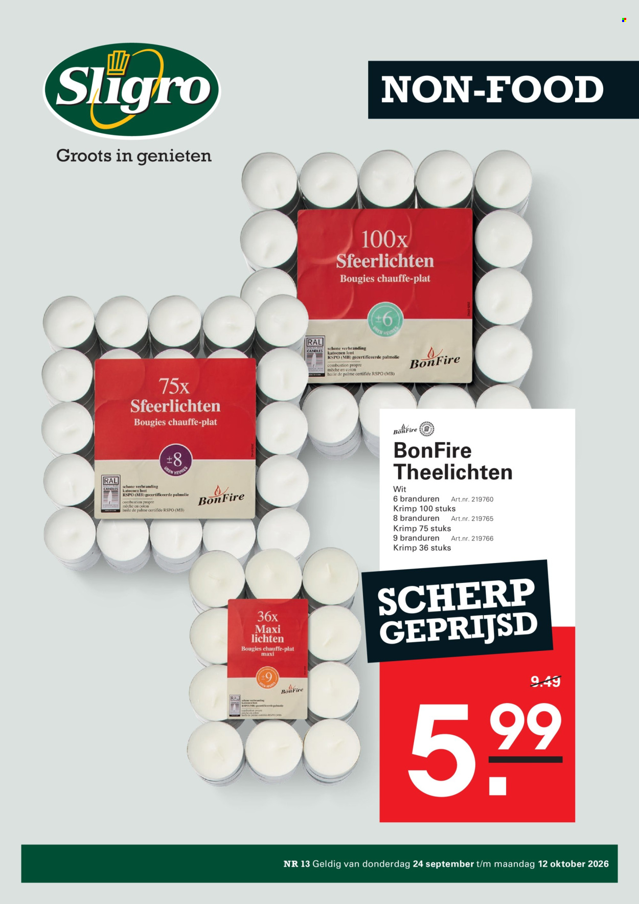 Sligro-aanbieding - 24.9.2026 - 12.10.2026. Pagina 51