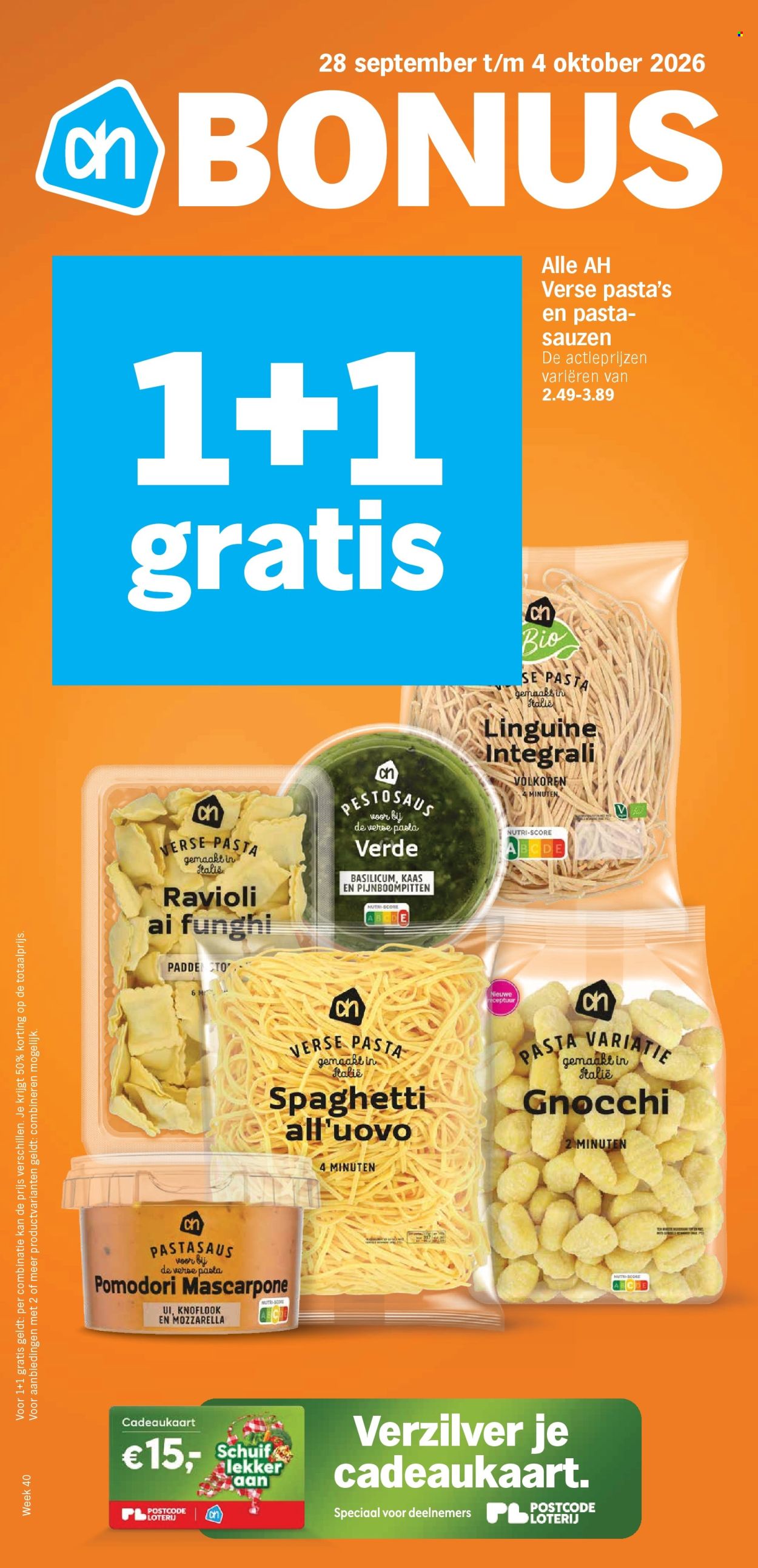 Albert Heijn-aanbieding - 28.9.2026 - 4.10.2026. Pagina 1
