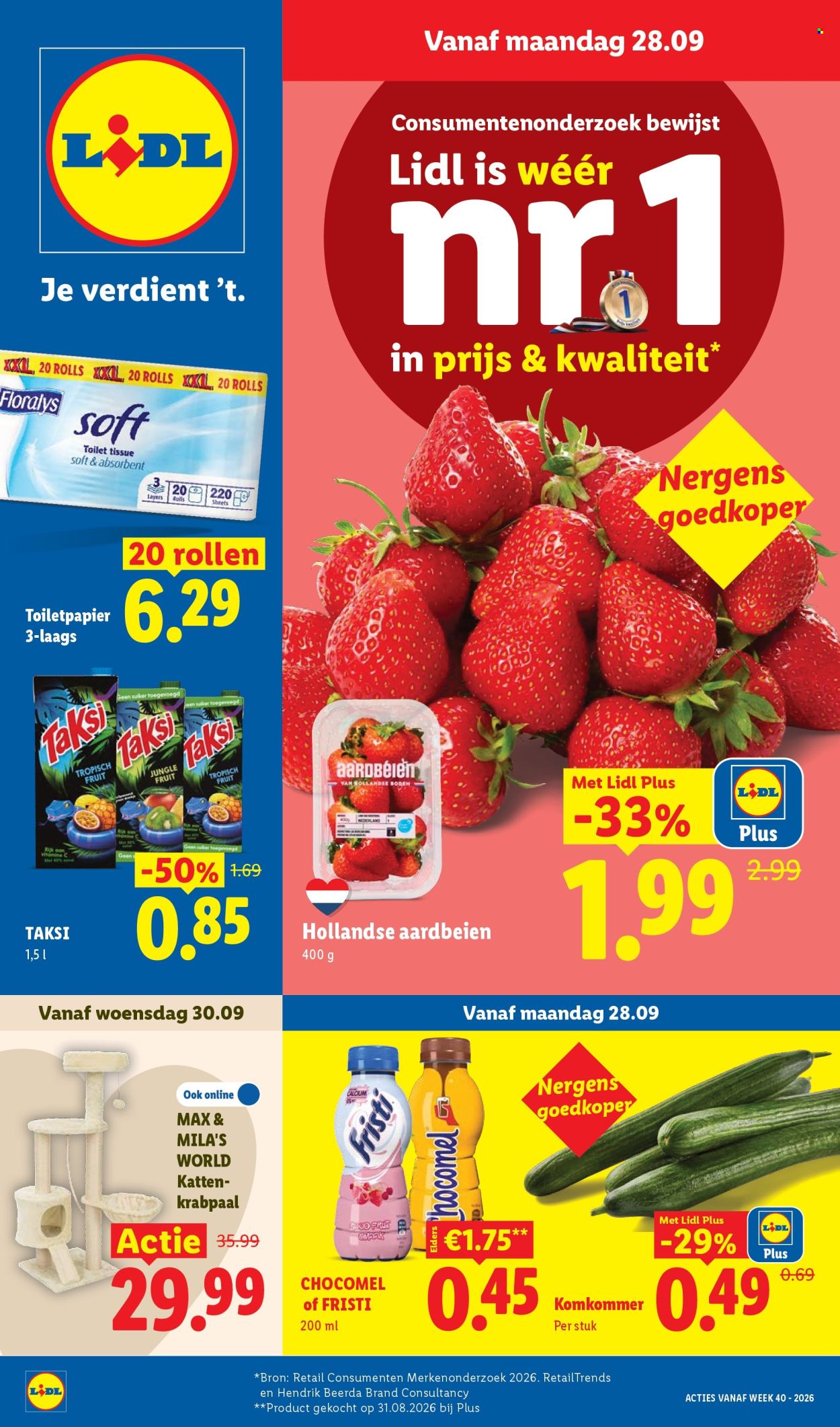 Lidl-aanbieding - 28.9.2026 - 4.10.2026. Pagina 1