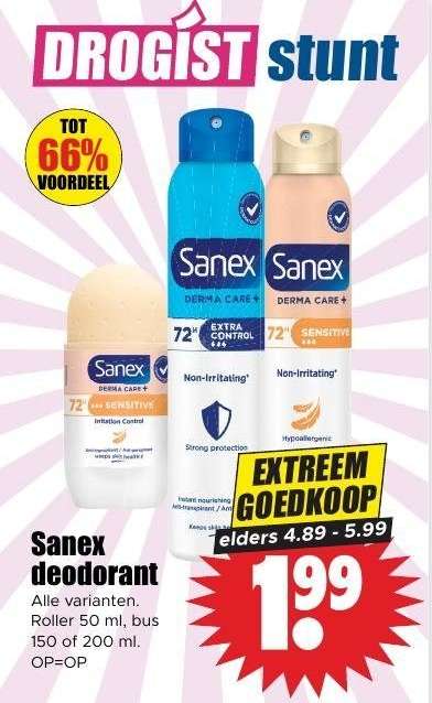 Sanex deodorant