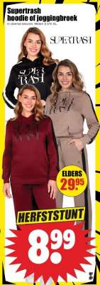 Supertrash hoodie of joggingbroek
