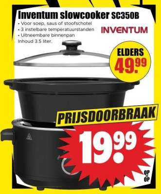 Inventum slowcooker SC350B