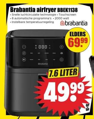 Brabantia airfryer BBEK1138