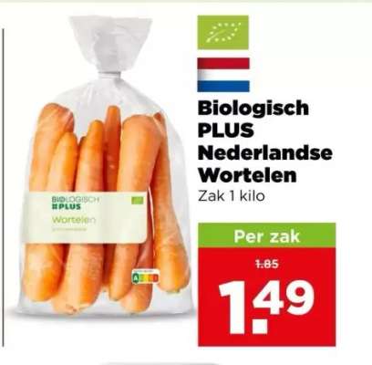 Biologisch PLUS Nederlandse Wortelen
