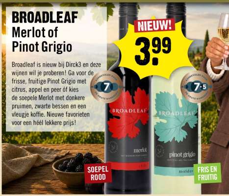 BROADLEAF Merlot of Pinot Grigio