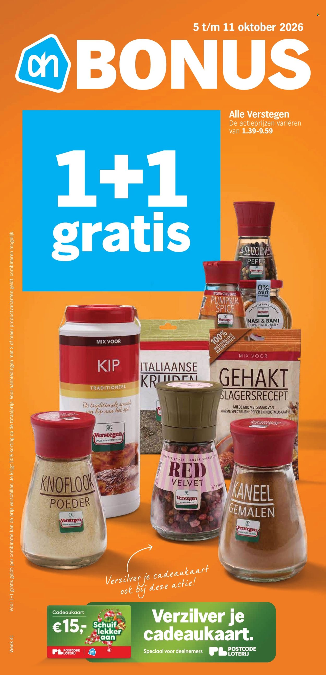 Albert Heijn-aanbieding - 5.10.2026 - 11.10.2026. Pagina 1