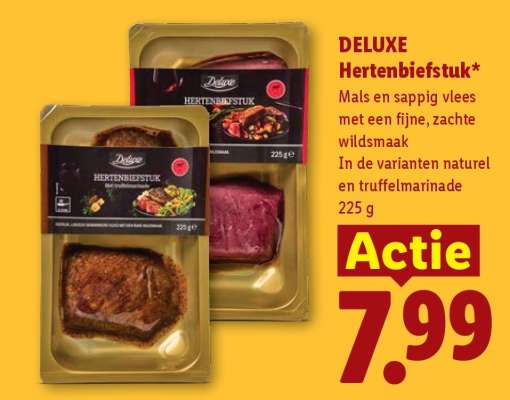DELUXE Hertenbiefstuk