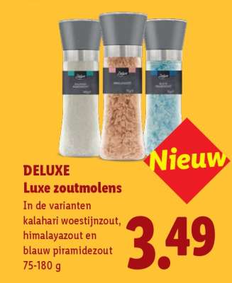 DELUXE Luxe zoutmolens