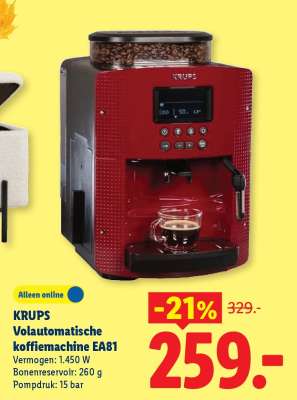 KRUPS Volautomatische koffiemachine EA81