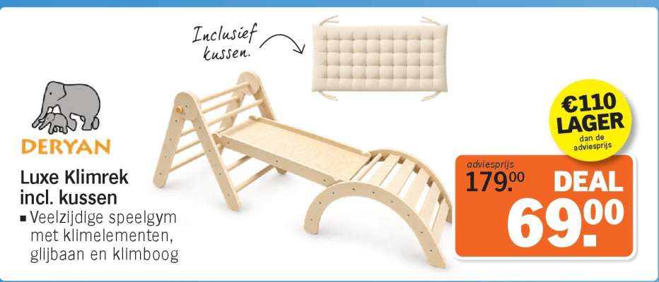 Luxe Klimrek incl. kussen