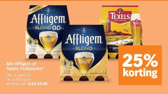 Affligem of Texels multipacks