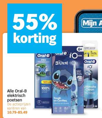 Alle Oral-B elektrisch poetsen