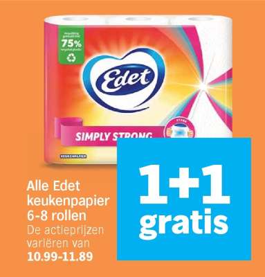 Alle Edet keukenpapier 6-8 rollen