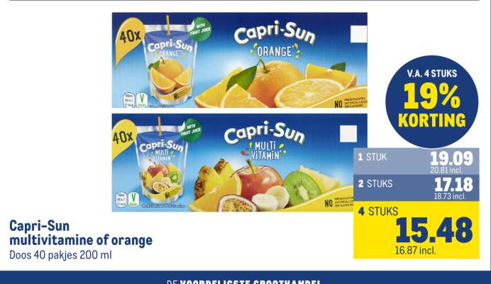 Capri-Sun multivitamine of orange
