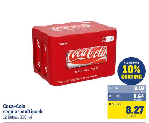 Coca-Cola regular multipack