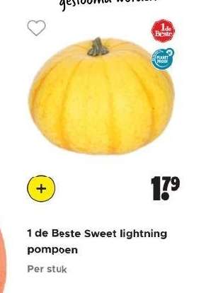1 de Beste Sweet lightning pompoen