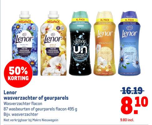 LENOR Wasverzachter of geurparels