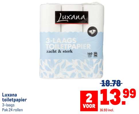 Luxana toiletpapier