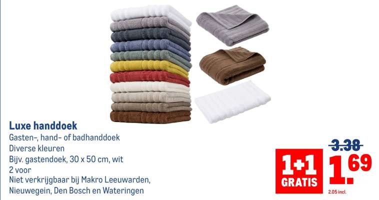 Luxe handdoek