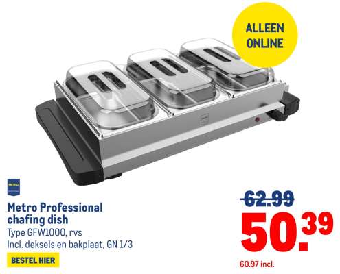 Metro Professional chafing dish