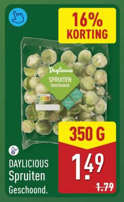 DAYLICIOUS Spruiten Geschoond