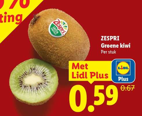 Zespri groene kiwi