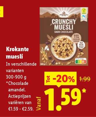 Krokante muesli