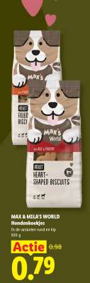 MAX & MILA'S WORLD Hondenkoekjes