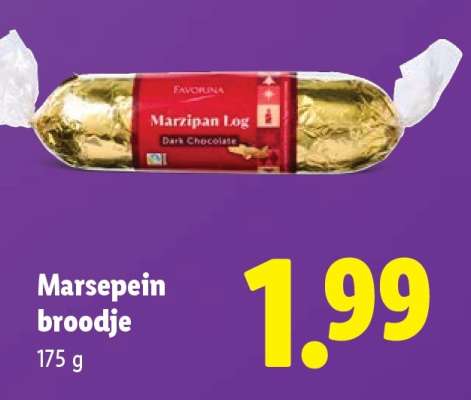 Marsepein broodje