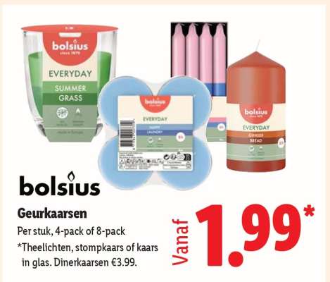 bolsius Geurkaarsen