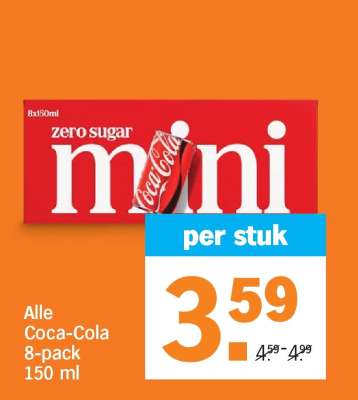 Alle Coca-Cola 8-pack 150 ml