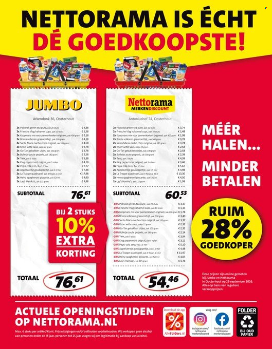 Nettorama-aanbieding - 12.10.2026 - 18.10.2026. Pagina 38