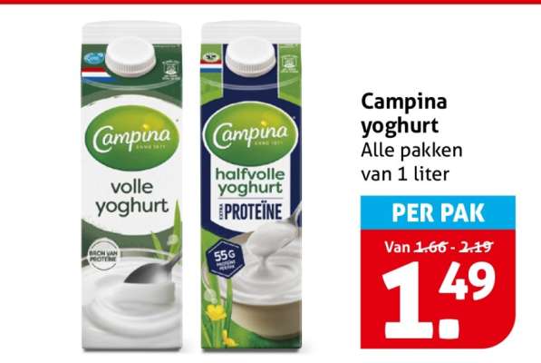 Campina yoghurt