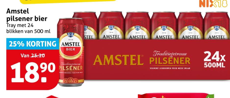 Amstel pilsener bier