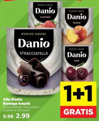 Alle Danio romige kwark