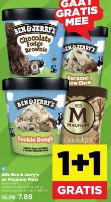 Ben & Jerry's en Magnum pints