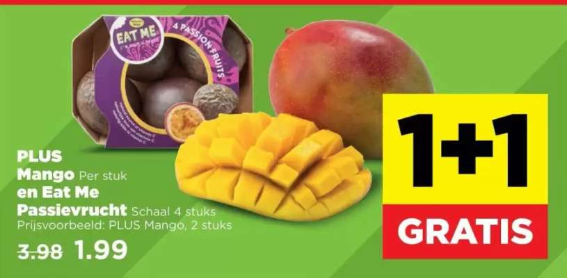 PLUS Mango en Eat Me Passievrucht