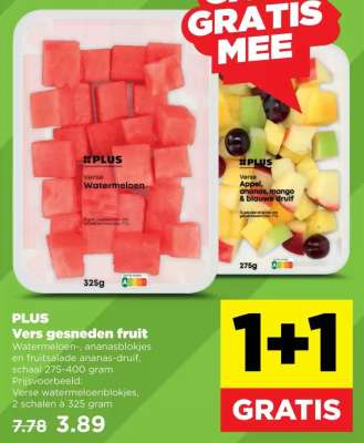 PLUS Vers gesneden fruit