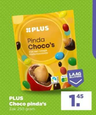 PLUS Choco pinda's
