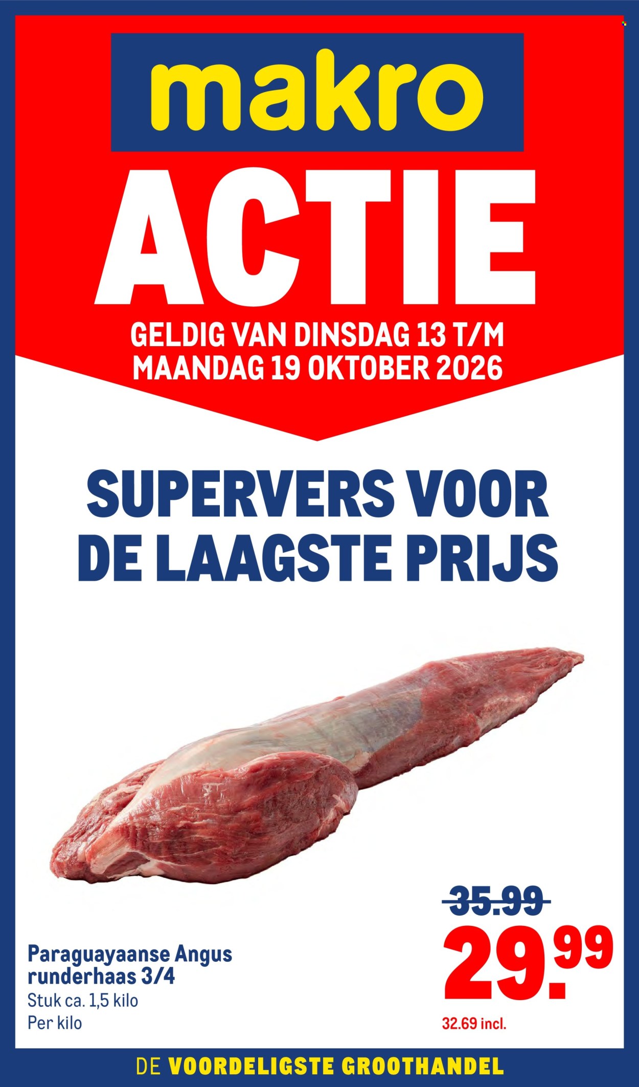 Makro-aanbieding - 13.10.2026 - 19.10.2026. Pagina 1