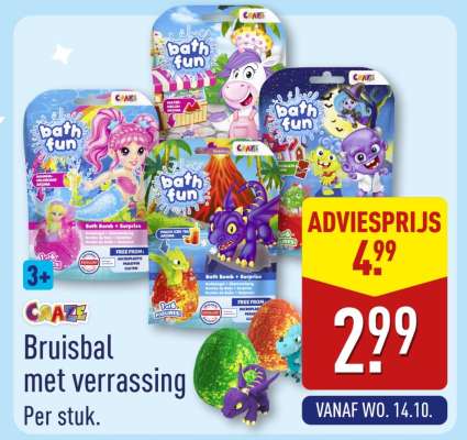 Bruisbal met verrassing